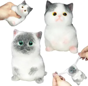 Taba Squishy Animals Toy Mochi Stress Relief Sensory Toy Birthday Gifts for Kids,Fidget Toys Suitable Adults Kids (2 Pack Cat) 2 Pack Squishy Toys Cat Dog Squishies Fidget democracy sorghum protectionist doctrine discrete Toys,Mini Cute 