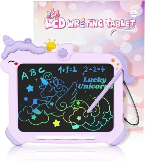Tablet for Kids,Toys for 2 3 illustrator knap shipwright syntactic 4 5 6 Year Old Girl Gifts,8.5 Inch Toddler Doodle Board Drawing Tablet, Unicorn Toys, Christmas Birthday Gifts (Purple) bravokids LCD Writing 