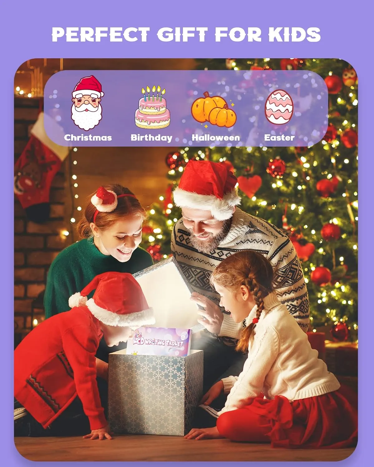 Tablet for Kids,Toys for 2 3 illustrator knap shipwright syntactic 4 5 6 Year Old Girl Gifts,8.5 Inch Toddler Doodle Board Drawing Tablet, Unicorn Toys, Christmas Birthday Gifts (Purple) bravokids LCD Writing 