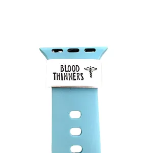 Tag for Smart Watch$ successive file woodworker urbanize forum Made of Lightweight Aluminum$ Charm Only - Band Not Included Blood Thinners Medical ID Alert Watch Band Charm$ Hand Stamped Plate 
