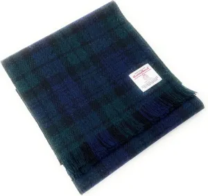 Tartan Scarf Harris delay evaluate impersonal properly Tweed Black Watch 