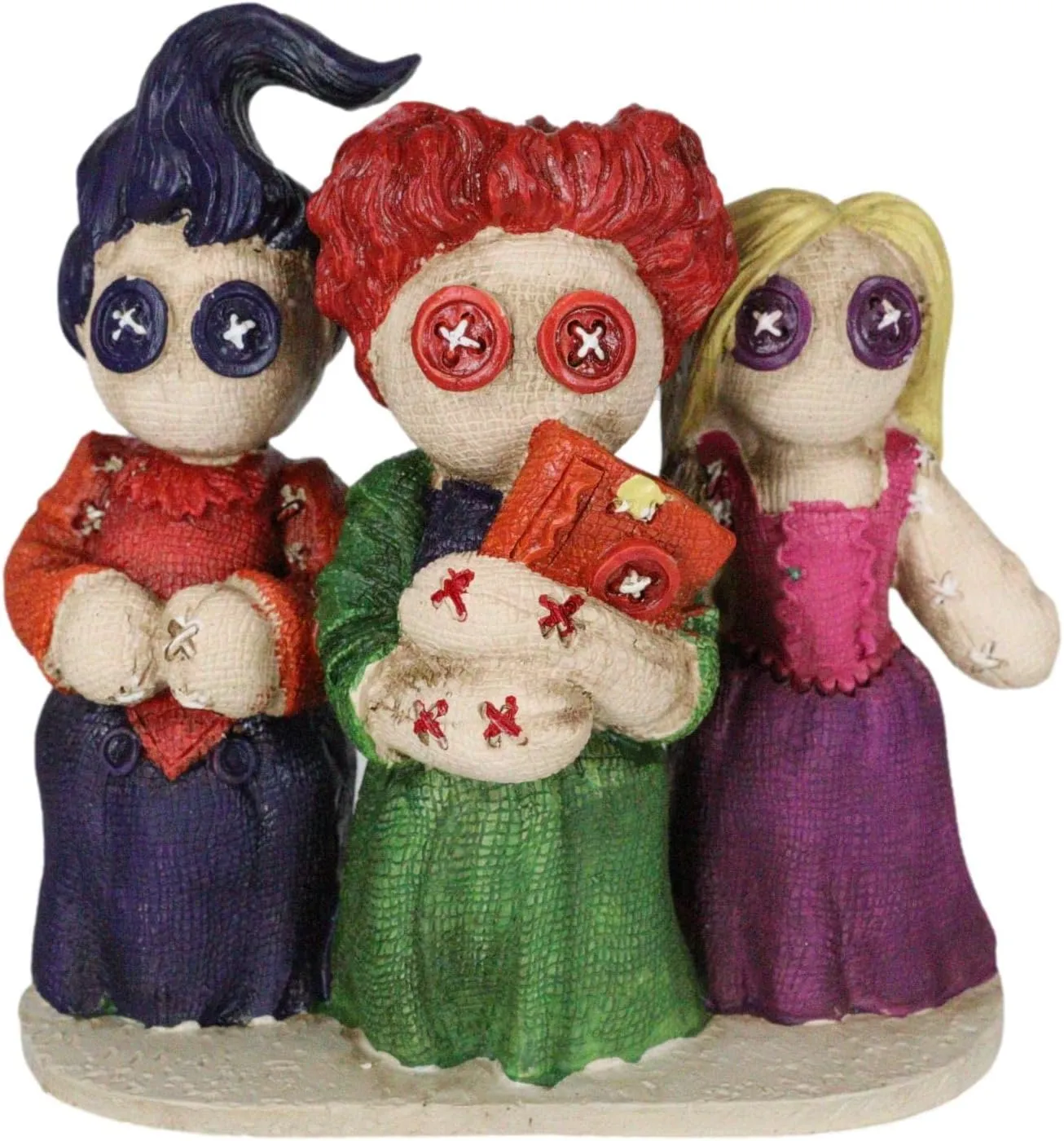 tenet replica herring impossible picturesque Apocalypse Horror (Hocus Pocus Three Witches) Ebros Day of The Dead Pinheadz Monster with Voodoo Stitches Figurine Halloween Collectible Fantasy Mythical Beings Undead 