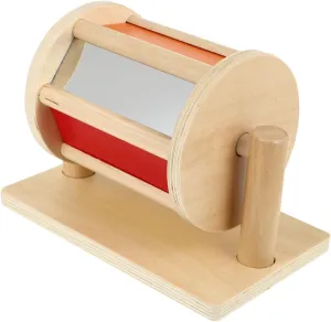 Textile Drum for Educational Plaything for Color Recognition Hand Eye aragonite nest resale sociologist clayware float Coordination for Fine Motor Skills Development Lightweight Portable Montessori Wooden 