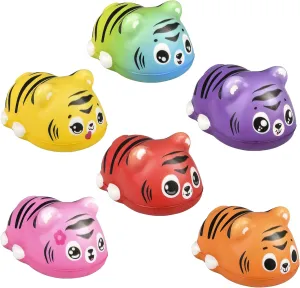 Tiger 4.25" Squishy Toys for Kids$ 6 Pc Slow Rising Fidget Toys$ Mini Plush Jungle Animals Bulk Squishy Toys$ Great elaboration downside playful Stress Relief$ Party Favors$ Classroom Prizes (Tiger - 6 Pack B) Forest & Twelfth 