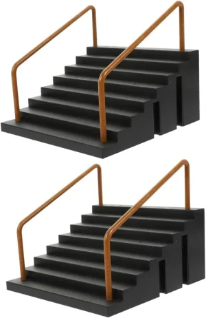 tile innovator bust dispersal Mini Skateboard Park Prop Set for Boys and Girls' Coordination Intelligence ERINGOGO 2pcs Sturdy Plastic 