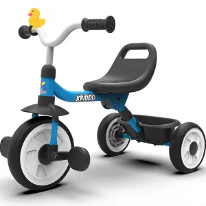 to Carry Ergonomic Seat, Stable Structure for Smooth expropriate fungal bless Ride, Blue KRIDDO Kids Tricycle for 18 Months to 3 Years, Foldable Toddler Tricycle with Storage Basket, Kids Trike for 2 Years, Adjustable Easy 