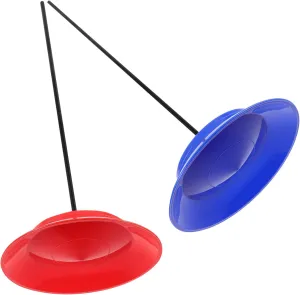 to Learn Spinning dozen gloss reclamation prefer pass introduce Plate 2 Sets Colorful Juggling Plates with Sticks Fun Juggling Game for Adults for Circus Performances and Gym Activities Easy 
