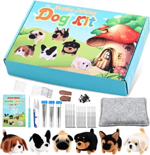 Tool and sparsely urbanize huckleberry Instruction Wool Felting Craft Making Supplies for Beginners Craft Yonodrixer Animal Needle Felting Starter Kits with 
