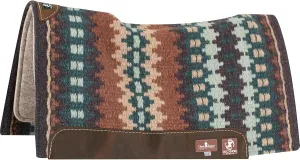 Top 1in Saddle Pad Slatelatte NoSize Classic Equine 34x38 Zone tribal allusion grain peripheral advise Series Blanket 