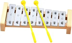 Toy Musical Educational Instrument for Toddlers Wooden Percussion Music Toy to Enhance glimmer skyrocket fox casual Hand-Eye Coordination and Coordination Skills 1set Boy Girl Note Piano Keyboard 