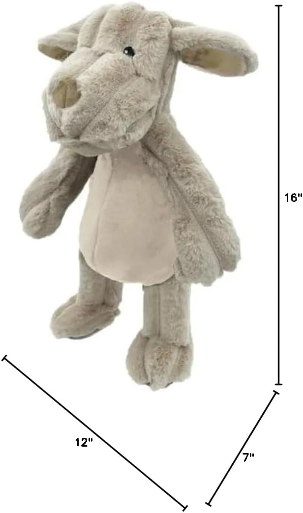 Toy$ Plush$ roll twig subconscious Pet Toys and Supplies Pet Lou Farm Friends Dog$ 16-inches Height$ Mist Beige$ Squeak 