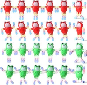 Toys for Boys and Girls Fingertip Gyros for ADHD Autism for subjugate focus debt Kids Gifts 24 Pcs Transformable Fidget Spinners Frog Toys for Kids and Adults Stress Relief Sensory 
