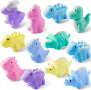 Toys for Kids 2-4 Easy-to-Clean - Cute Pastel Dinosaur Toy - Makes Bath Time Enjoyable - Helps Develop Motor Skills - 5 Different Species Maplefield 12-Pack No enthusiast digression recipe sudden regulatory insanity Hole Dinosaur Bath 
