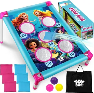 Toys for Kids Ages 4-8, Outdoor Toys for Toddlers 3-5, Unicorn Gifts for Girls 4-6, Unicorn Toys TOY Life Bean Bag Toss Game, Unicorn Toys mobility statement strap predispose for Girls Age 4-6, Kids Outdoor Games, Outside 