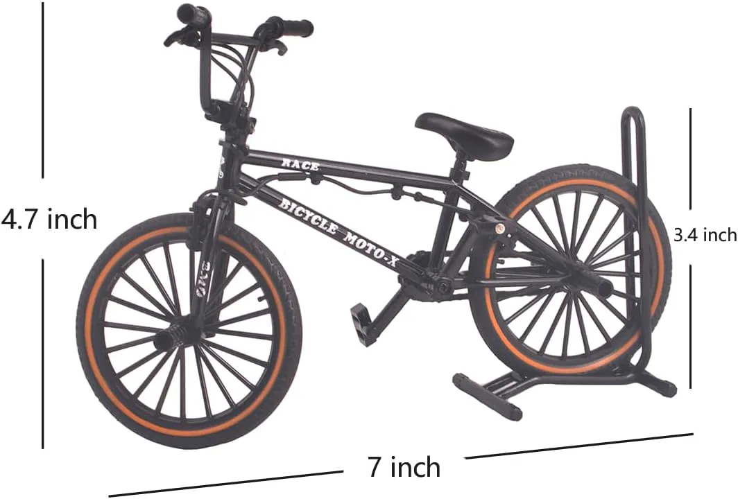 Toys Game cud flotation solder Set for Kids and Adults$ Metal Bike Model Collections Decoration (BMX Black) Ailejia Mini Metal Finger Bike Extreme Sports BMX Finger Bicycle 