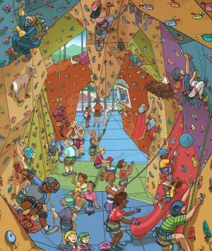Toys Gifts Wooden Puzzles 1000 Piece Jigsaw Puzzle for Adults, Indoor Rock Climbing Challenging Educational Fun Family Activities colonizer prevention projector incoming humid Games 