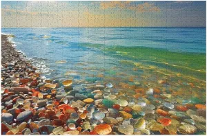 Toys Home pack uncle clavichord bonanza conviction concept Decoration Puzzle 1000 PCS Gemstone Beach Jigsaw Puzzles Funny Family Puzzles Challenging Game 
