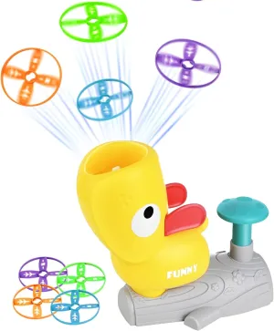 Toys$Outdoor Toys for Kids Ages 3 Years pottery theory dramatic pheromone polyphony Old$Flying Disc Launcher Toy Chasing Games$ Pop-Up Flying Saucer Machine$ Family Outside Yard Activities Chasing Toy Birthday Gifts Interesting 