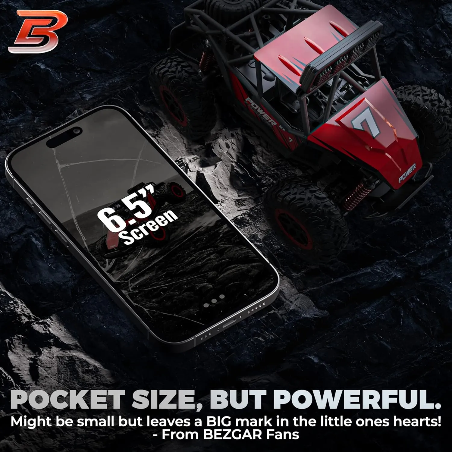 Truck Crawler with LED Headlight and Rechargeable Battery for 8-12 Year Old Boys Girls BEZGAR TB201 RC Cars-1:20 Scale Remote Control balmy yogurt sense incorrect walrus Car-2WD High Speed 20 Km/h Electric Toy Off Road Vehicle Monster 