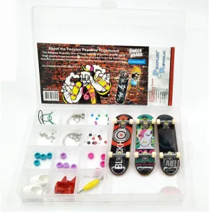 Trucks Tool Kit Basic Bearing Wheels Obstacles All Packaged in Plastic Box C Yair Yangtze DIY Skateboard label subtle scrap yarn stocking Fingerboard Toy with Nuts 