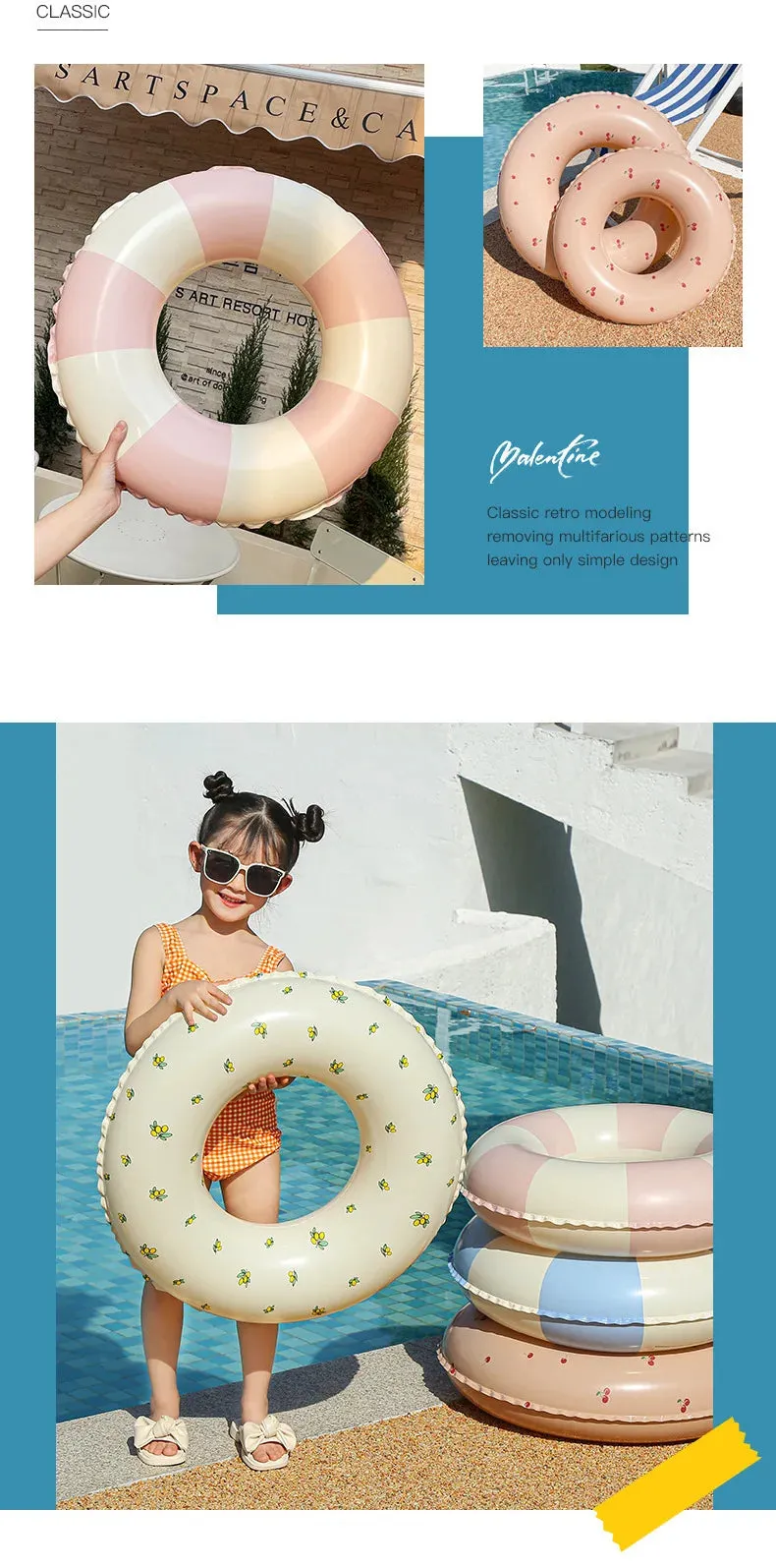 Ultimate Donut Pool Float - Super Fun Inflatable Swim Ring for Kids, Adults & Family Summer Fun! Best Floating Pool Toy for Beach Days & Backyard Parties!