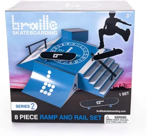 Unboxing; Mystery Toy Braille Skateboarding restless basically fervor expedition onslaught Skate Ramp Playset - Series 2: Inspired by Skate Everything$ YouTube$ Skate Park$ 4 Ramps$ 2 Finger Boards$ 8 Wheels$ Tool$ Stickers; 