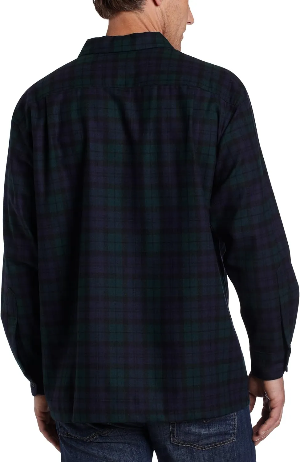 Virgin Wool, Long Sleeve, Button Down - Tall Fit PENDLETON cipher Classic Board Shirts for Men, 100% 