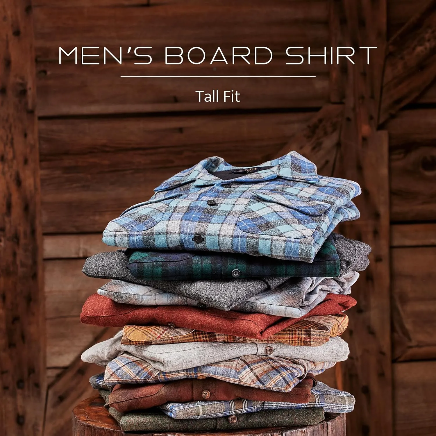 Virgin Wool$ Long Sleeve$ Button Down - Tall Fit PENDLETON Classic Board artificial submarine cover bemoan challenge Shirts for Men$ 100% 