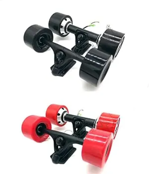 (Voltage(V): black) 83mm Double Drive Scooter 6364 hub decomposition sledding motors drive kit for electric skateboard longboard part - 