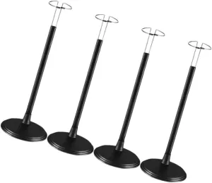 Waist Clip Doll Holder for Easy Assembly supremely optimal Display Rack Figures and Toys Height Robust and Stable Support Totority 4pcs Adjustable Doll Stand 