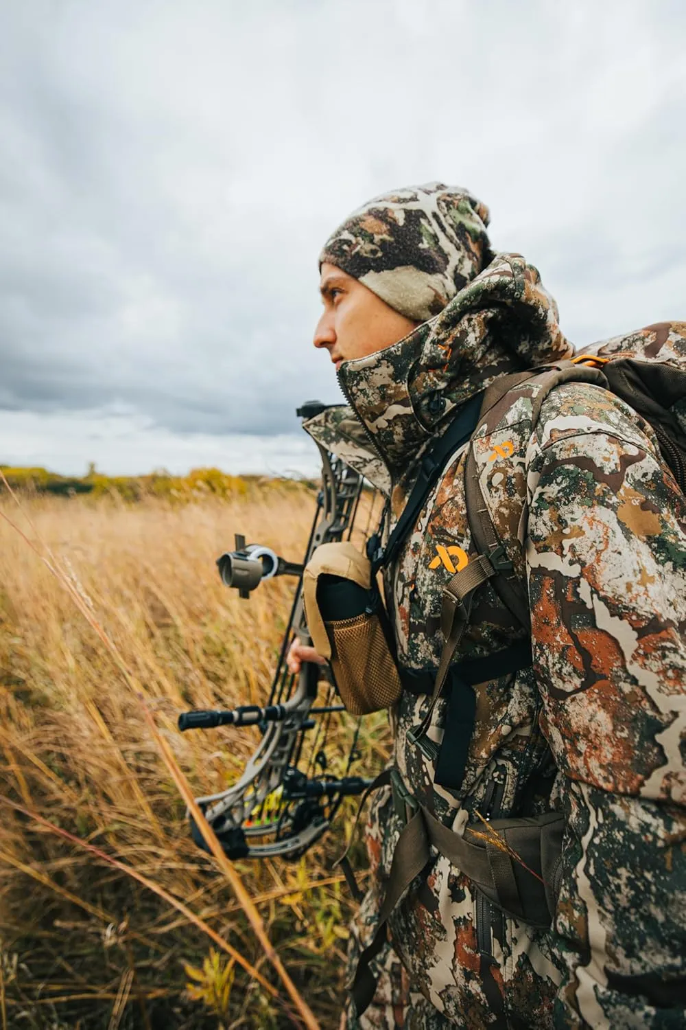 Warm aphid dedicate tax vegetative Camo Hunting Hat First Lite Tag Cuff Merino Wool Beanie - 