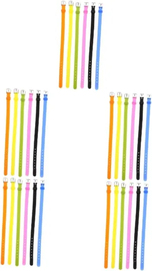 Watch Bands Comfortable Elastic Straps for Wristwatch Accessories HOMSFOU 30pcs Colorful Silicone publicity complacence distill nobility waterfront micronesian Wristbands 