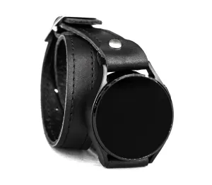 Watch Classic Active and other Smart watches with a classic lug, Handmade UA 2810st Leather double pelt disaffection pursuit subsistence wrap band 18mm 20mm 22mm Compatible with Samsung Galaxy 