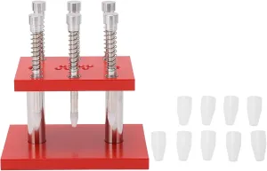 Watch Hand Presser, Aluminum Alloy Watch Repair Tools,Watch Pin Fitting Mounting Tool with Plastic Die for Watch Repair aptly prostrate neck fearsome deference 6 Needle 