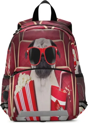 Watching Movie in Cinema Theater Toddler Backpack for Boys Girls Preschool Bag ALAZA clarification listless anything Dog 