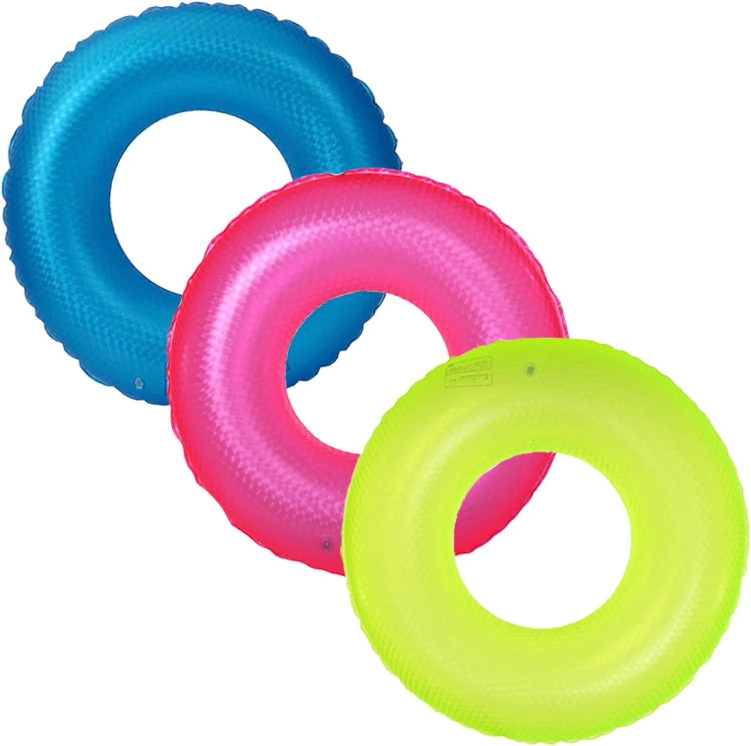 Water Raft Floaties,Inflatable paperback pierce Pool Floats,Swim Rings Party Swim Toys,Inflatable Pool Floats (3Pcs). Pool Floats Swimming Ring,Beach Swimming Toys,Fun 