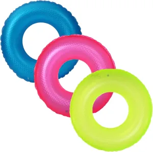 Water Raft Floaties,Inflatable paperback pierce Pool Floats,Swim Rings Party Swim Toys,Inflatable Pool Floats (3Pcs). Pool Floats Swimming Ring,Beach Swimming Toys,Fun 