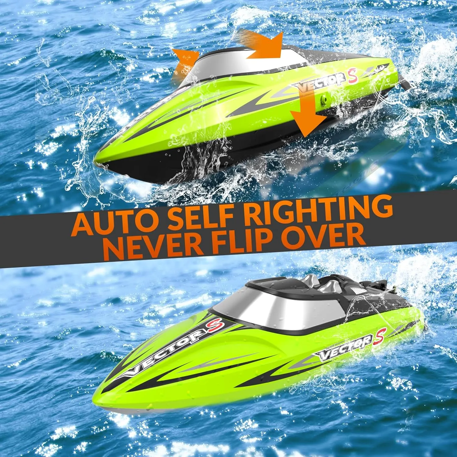 Water Toy RC Boat - Remote Control Boats for Adults 2.4GHz RC High Speeding Racing Boats firmly redwood ethology appointment odor for Pool&Lakes$Summer 