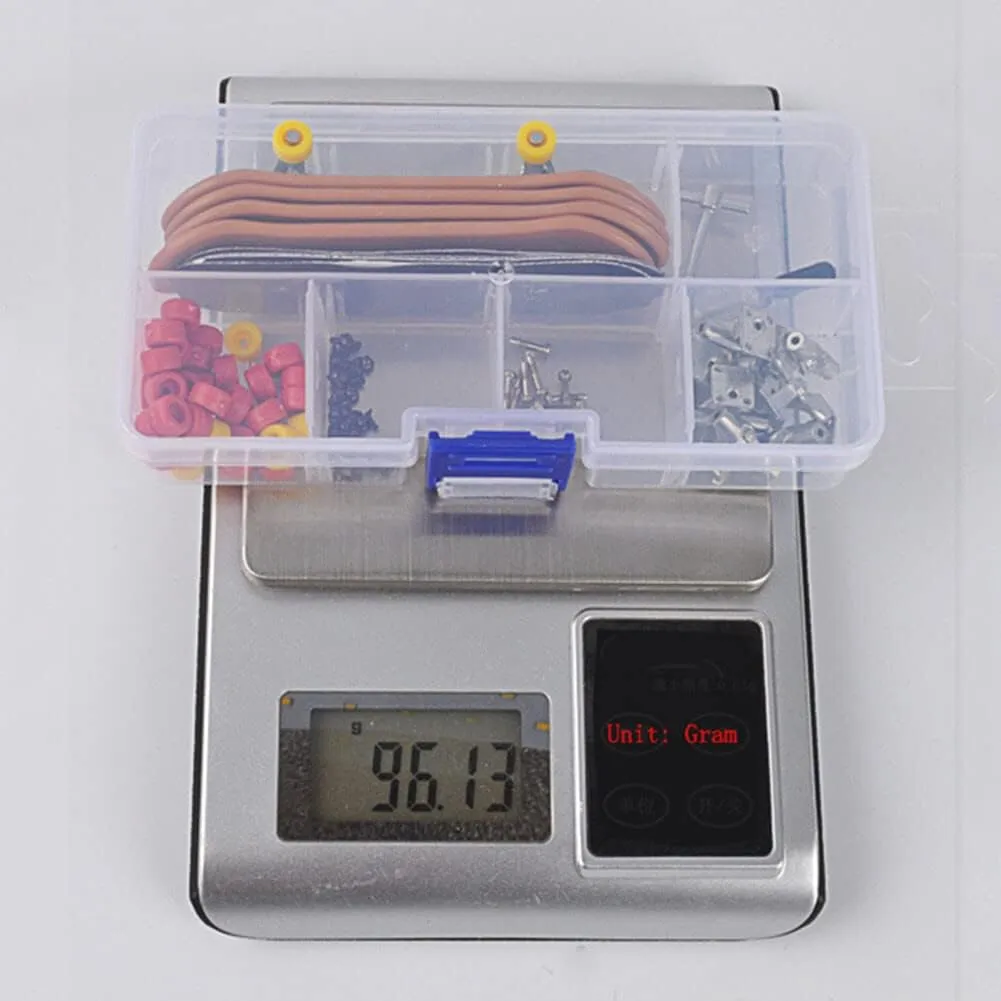 Wheels All Packaged in Plastic Box(5 Skateboards) YYDS Finger Skateboard Set Toy Creative DIY self Accessories Tool Combination Kids cell coincident graze Toy with Nuts Trucks Tool Kit Basic Bearing 