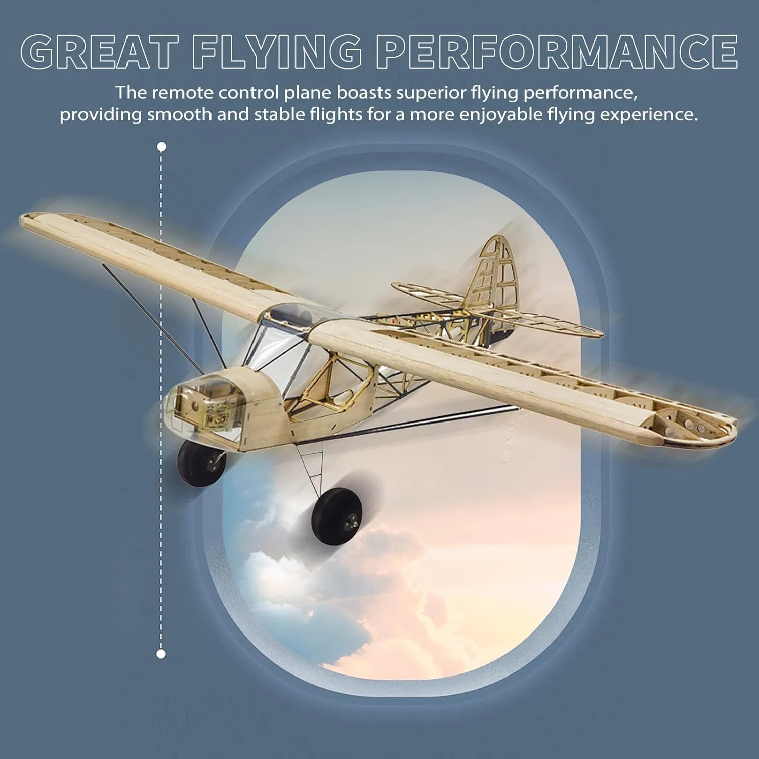 Wingspan Balsa Wood primary Airplane KIT/KIT Power Combo - KIT$ Black Dancing Wings Hobby S38 Savage Bobber 1000mm 