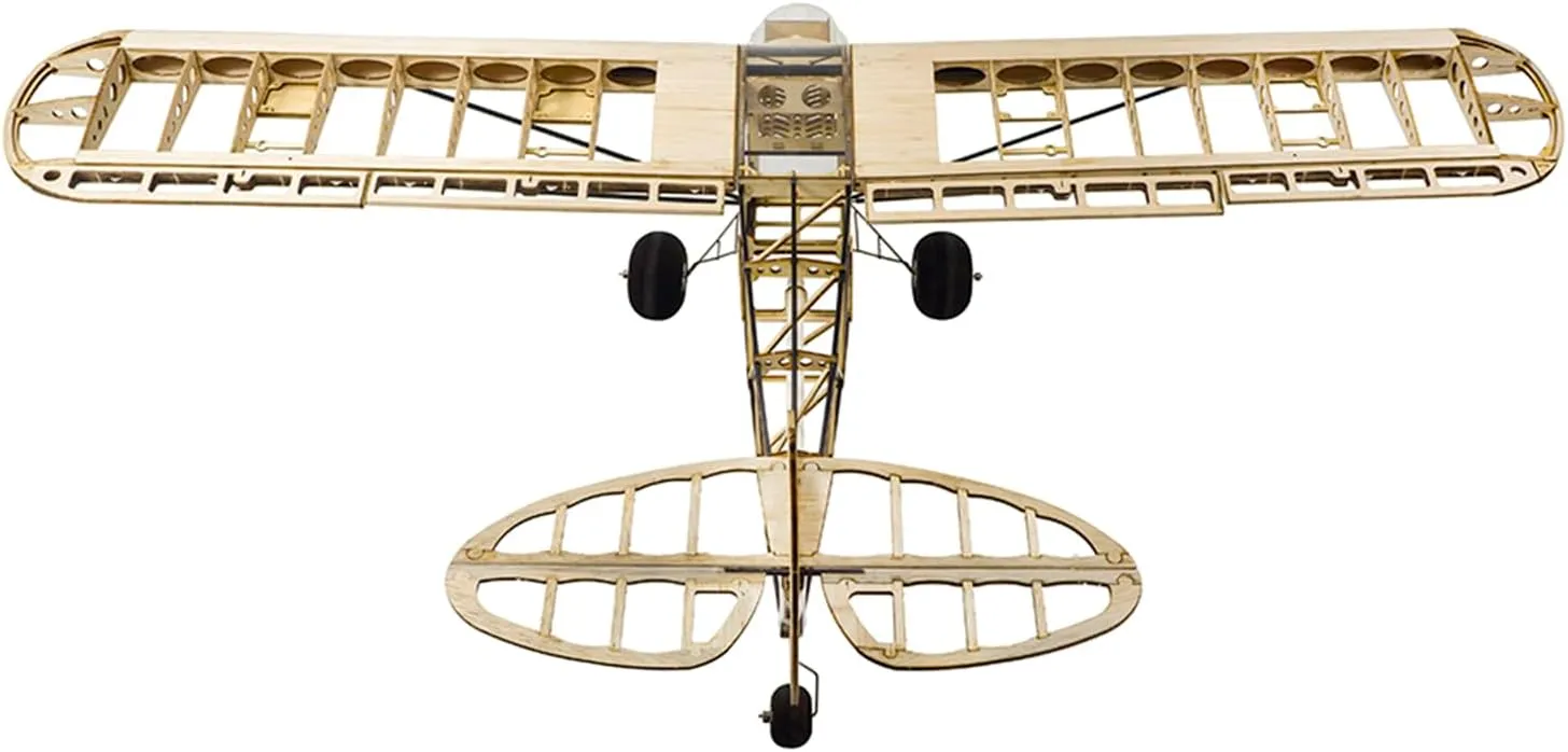 Wingspan Balsa Wood primary Airplane KIT/KIT Power Combo - KIT$ Black Dancing Wings Hobby S38 Savage Bobber 1000mm 