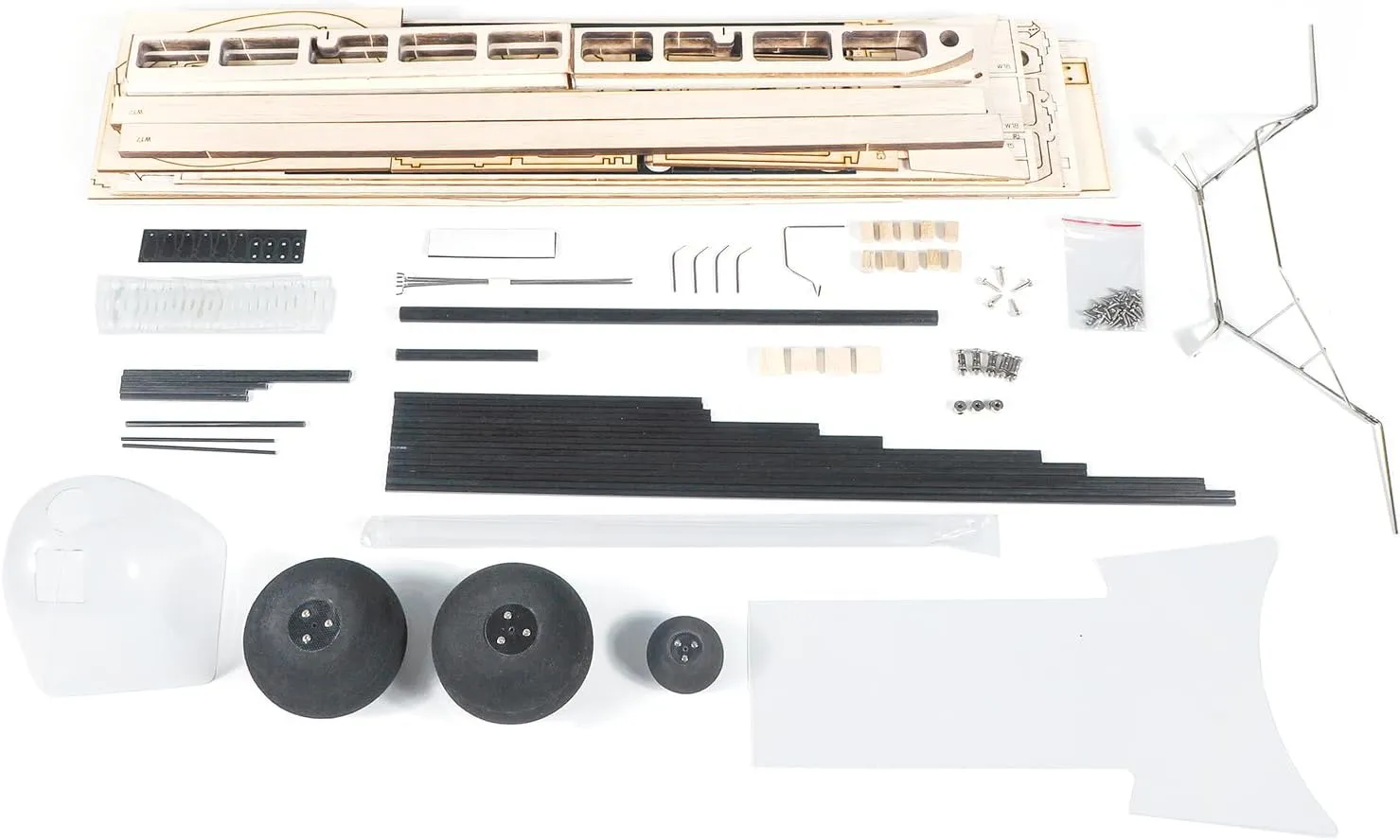 Wingspan Balsa Wood primary Airplane KIT/KIT Power Combo - KIT$ Black Dancing Wings Hobby S38 Savage Bobber 1000mm 