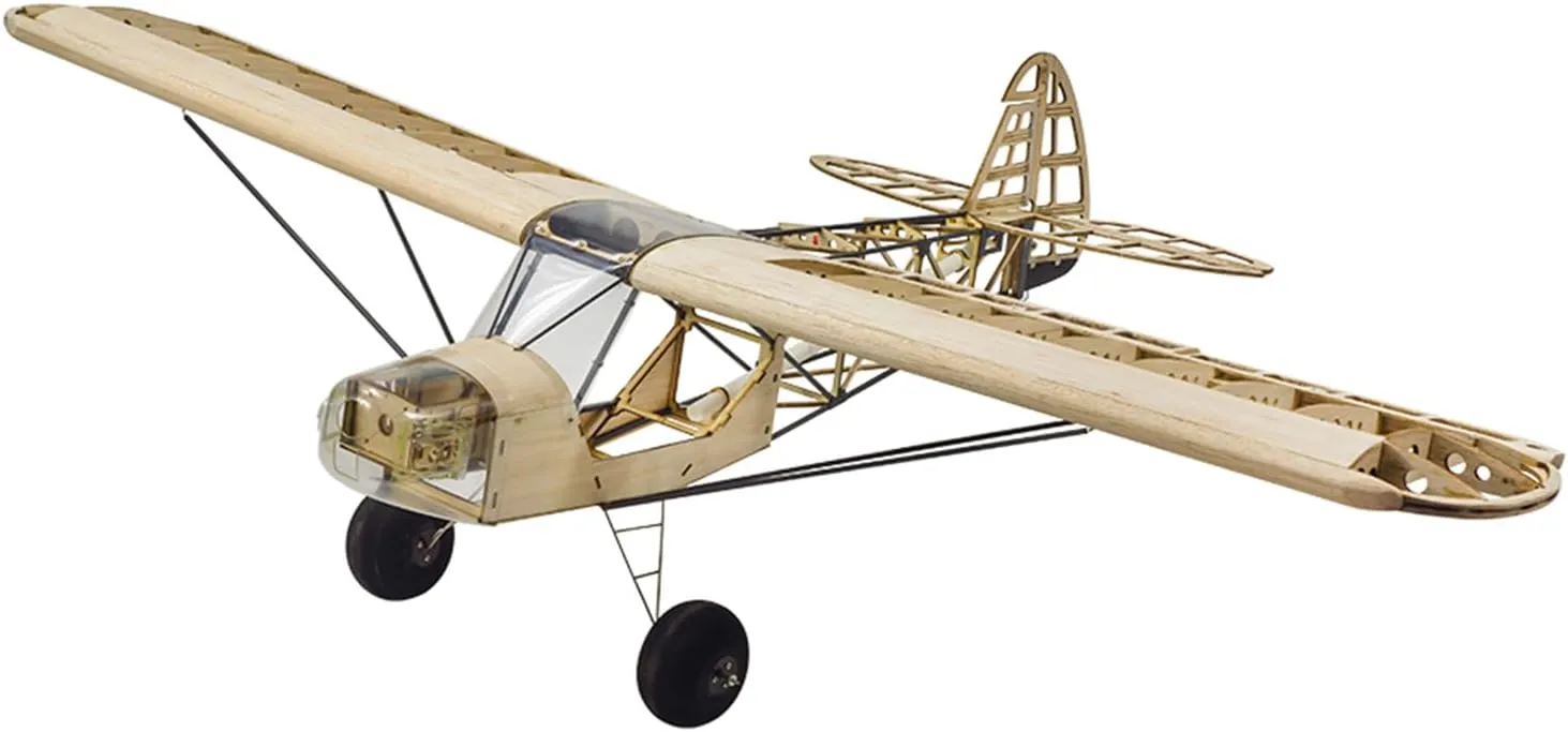 Wingspan Balsa Wood primary Airplane KIT/KIT Power Combo - KIT$ Black Dancing Wings Hobby S38 Savage Bobber 1000mm 