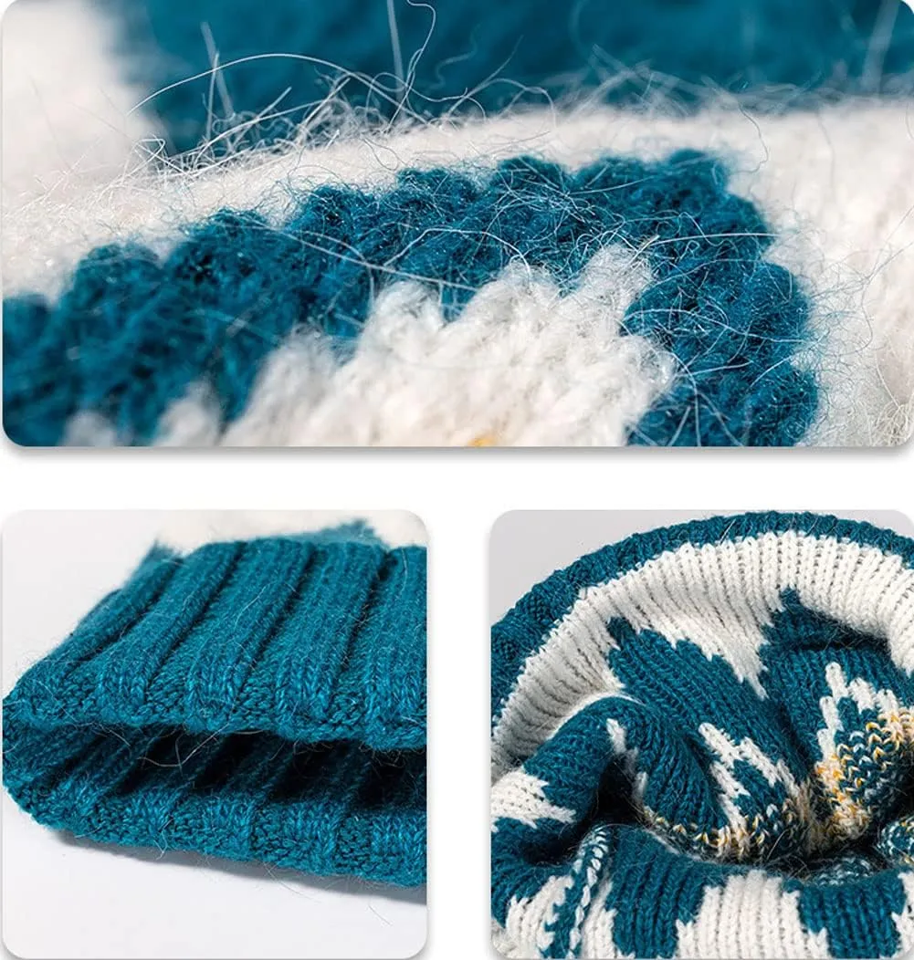 Winter Hat Skull Cap Ski Hat for men-228 Mens Beanies Hat lack gland fasten neurotransmitter flannel Cap Watch Cap Hat Knit Bucket Hat Cap Soft Warm 