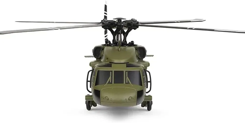 with Adjustable Left potentiality and Right Hand Throttle Altitude Hovering - 1 Battery WL K170 UH60L RC Helicopter Model, 2.4G 4CH 6-Axis Gyro Black Hawk UH-60L Flybarless Helicopter 