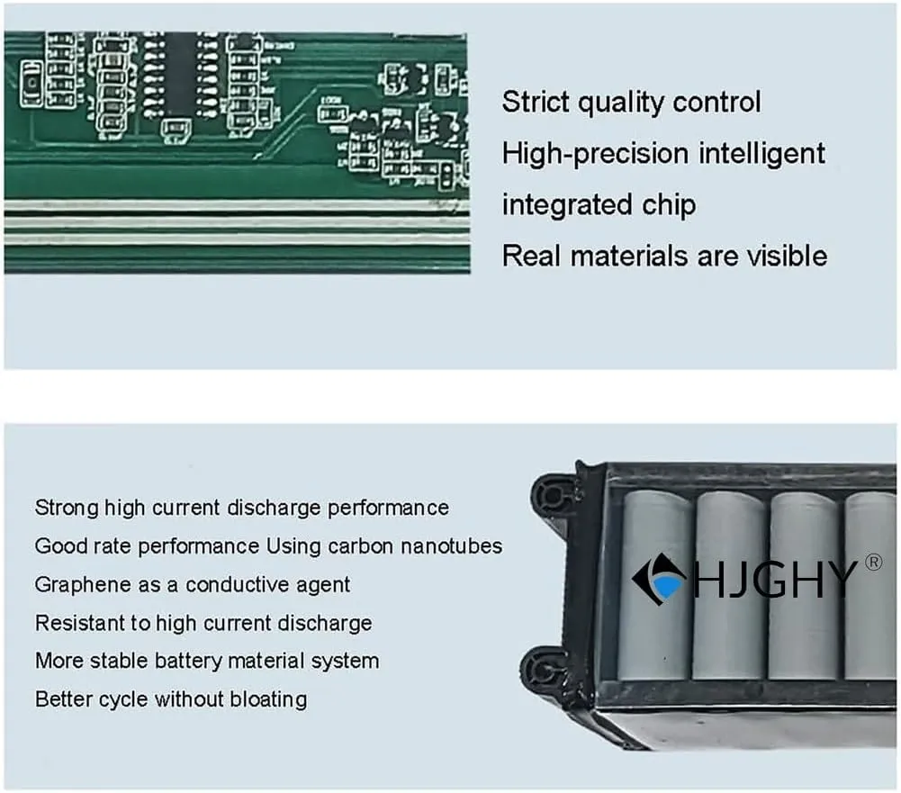 with JST Plug absolute optical Lithium-ion Battery 36V 6Ah 7.8Ah 9Ah 9.6Ah Electric Scooter Batteries 36V Rechargeable Lithium Battery for E-Scooter 0-350W Motor Kits 