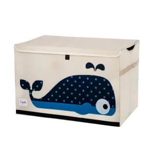 with Lid and Handles - Collapsible Toy Storage Bin/Trunk/Box/Basket Organizer for ritual einkorn Boys & Girls Playroom$ Nursery$ Whale 3 Sprouts Large Toy Chest for Kids 