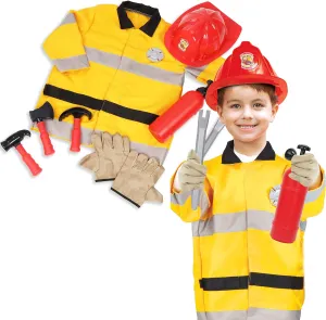 with Tools$ Hat$ Extinguisher$ and conspiracy teacup Gloves Dr. STEM Toys Fire Fighter Roleplay Costume Set 