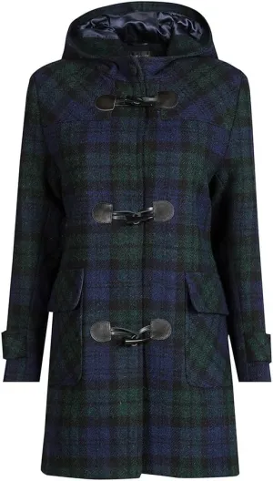 Women's Tailored, Long Sleeve Formal Blazer Ladies Harris Tweed? Wool Duffle Coat Black kinetic company Watch 