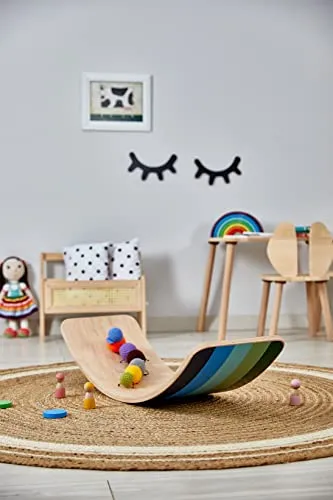 Wooden Aqua Wobble Board for Kids